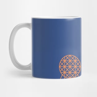 Spaceship Earth - Orange Mug